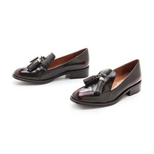 Jeffrey Campbell Lawford loafers (wine, 7.5)
